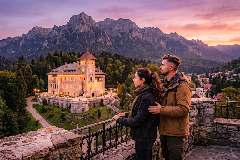 From Bucharest: Dracula's Castle, Peles Castle & Brasov Trip MINIVAN - Dracula's Castle, Peles Castle & Brasov Trip