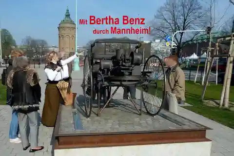 Visita pública Con Bertha Benz por la ciudad de los inventores Visita de disfraces