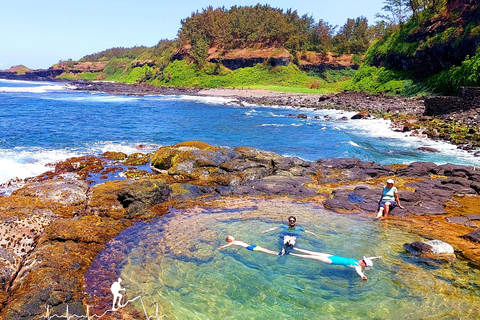 Mauritius: dziki wodospad na południowym wybrzeżu i naturalny basen