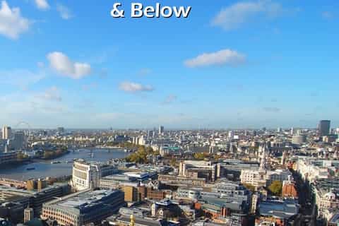 panoramic views of london by black cab