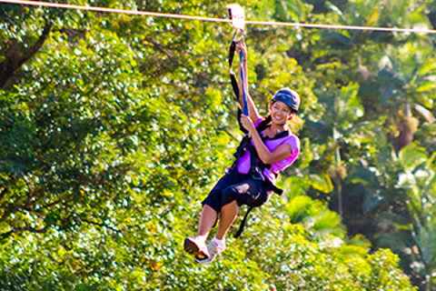 Zipline tours in Hawaï, Groot Eiland Hawaï