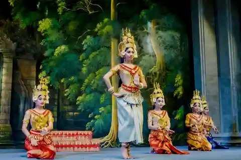Siem Reap: Espetáculo de Dança Apsara com Jantar Buffet & Tuk-Tuk...