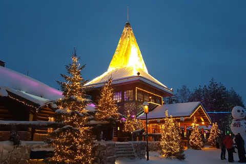 Rovaniemi: Reindeer & Husky Ride with Santa Claus Village