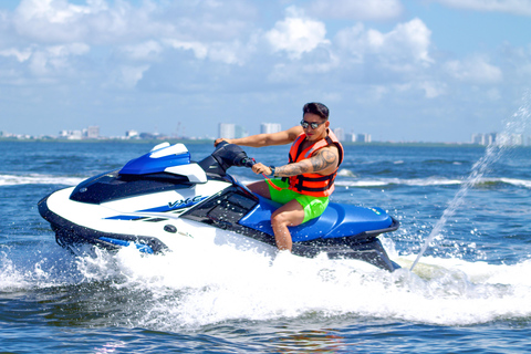 Cancun: Jet Ski Adventure at Nichupté Lagoon 60-Minute Jet Ski Adventure (Single Rider)