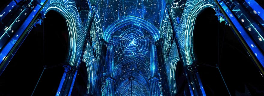 Basilique de Rennes : Spectacle immersif Son et lumière – LUMINISCENCE