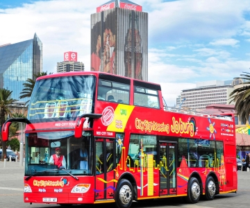 Johannesburg: autobus Hop-on Hop-off con tour opzionale a Soweto