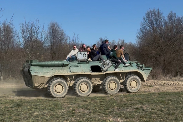 Budapest: T-72 Tank Driving & BTR Military Off-Road Ride