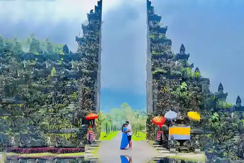 NORTH BALI : handara gate,temple,aling-aling waterfalls