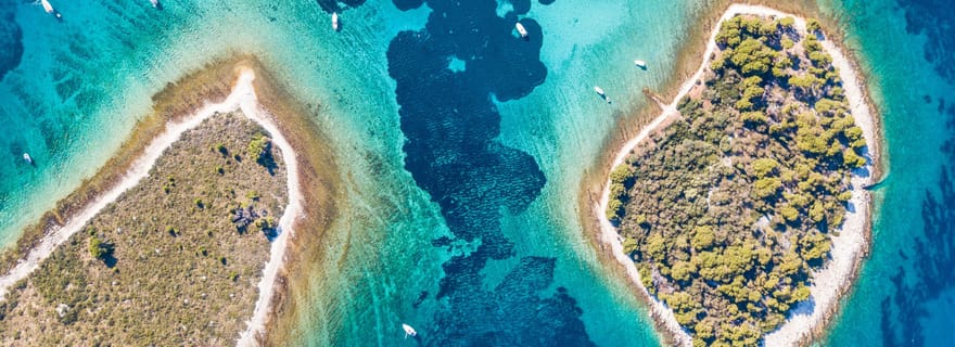 Au départ de Split : Lagon bleu et visite des 3 îles