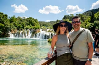 Desde Split: tour de cascadas del Krka con paseo en barco y baño