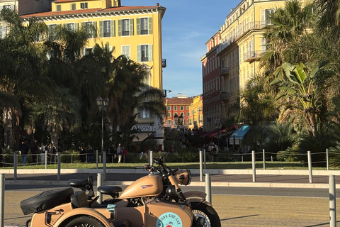 Private Experience & Champagne in a Sidecar from Nice to Monaco Sidecar ride & champagne along the French Riviera (Nice - Monaco)