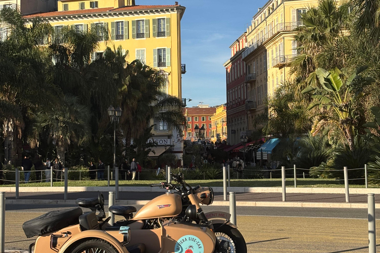 Private Experience & Champagne in a Sidecar from Nice to Monaco Sidecar ride & champagne along the French Riviera (Nice - Monaco)