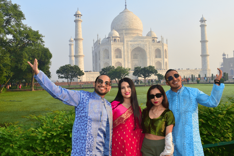 Från Delhi: 5-dagars privat Golden Triangle-tur med upphämtningBil med förare och privat guide