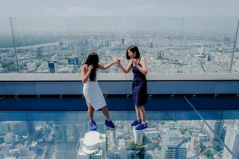 Bangkok: Mahanakhon SkyWalk Observation Deck Entry Ticket Sunset: Ticket, Photo, Coupon, Skyverse. Last Entry 6:30 PM