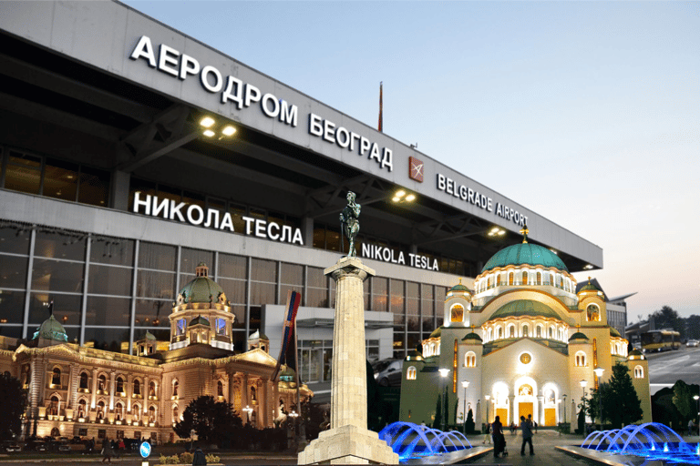 Tour de Belgrade en cas d&#039;escale : De l&#039;aéroport à la ville et retour !Option 2