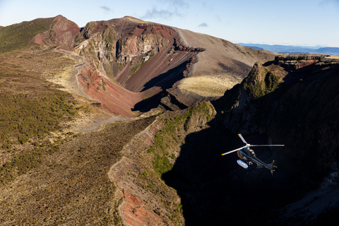 Rotorua: Helikoptervlucht en wandeling met gids op Mt Tarawera