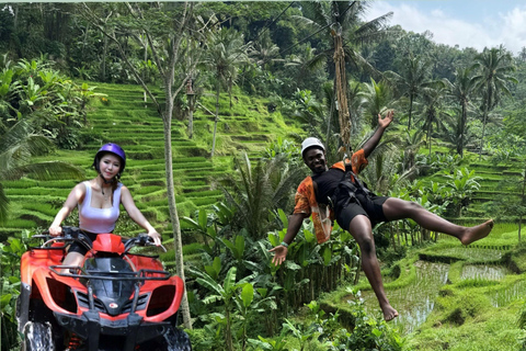 Bali: ATV + Zipline Swing & Sky Bike in Ubud Rice Field ATV Tandem + U Fun Field ULTIMATE Package (All 4 Games)