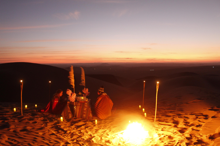 Huacachina : Dîner, Barbecue et Pique-nique avec Dune Buggy et Sandboard