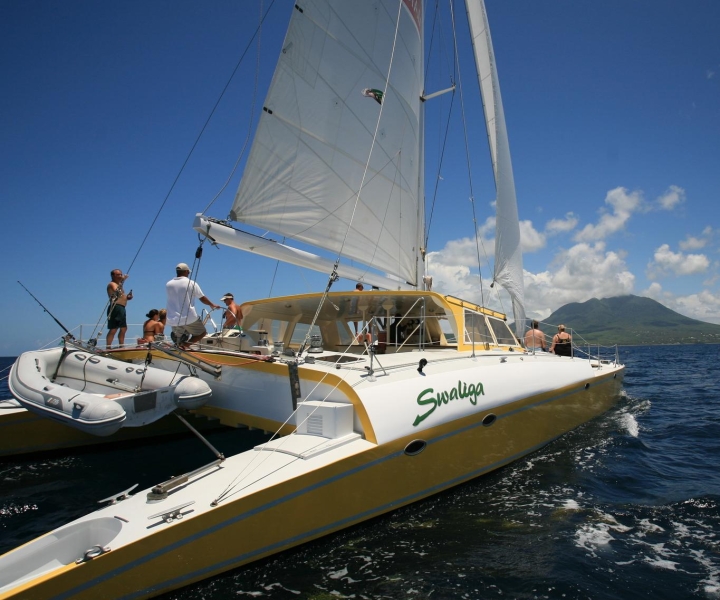 St. Kitts 4-Hour Sail & Snorkel with Open Bar & Lunch