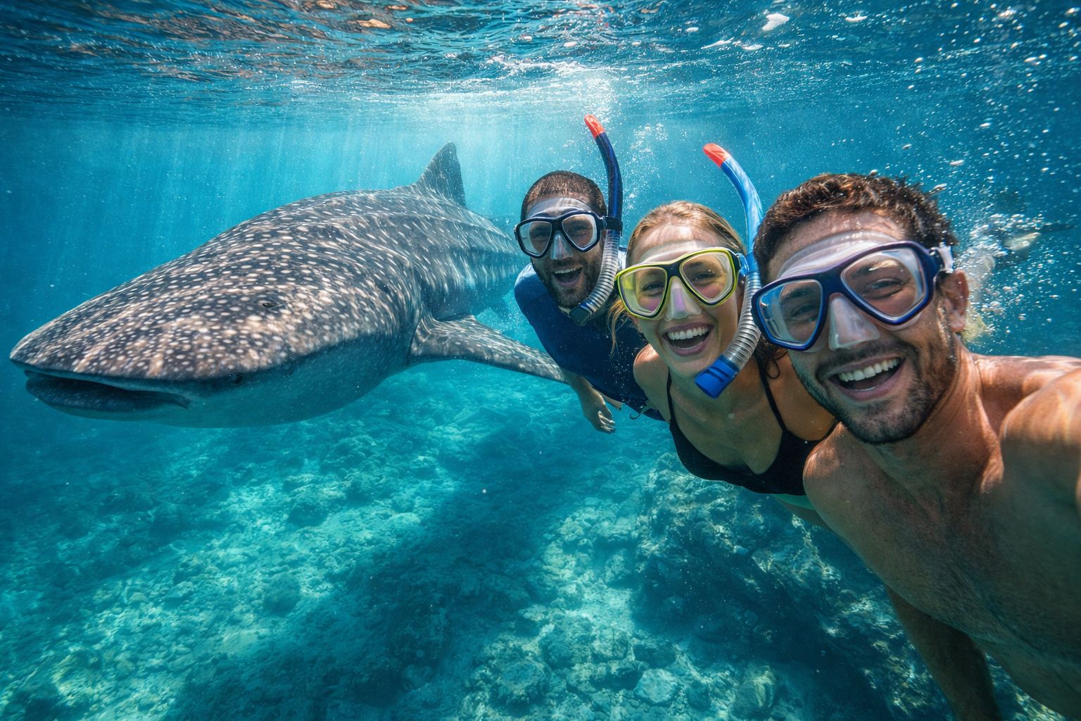 Oslob: Walhai-Schwimmen, Inambakan Wasserfälle & Moalboal Tour