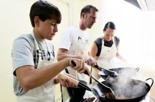 Bangkok: Halbtägiger Thai-Kochkurs mit Markttour