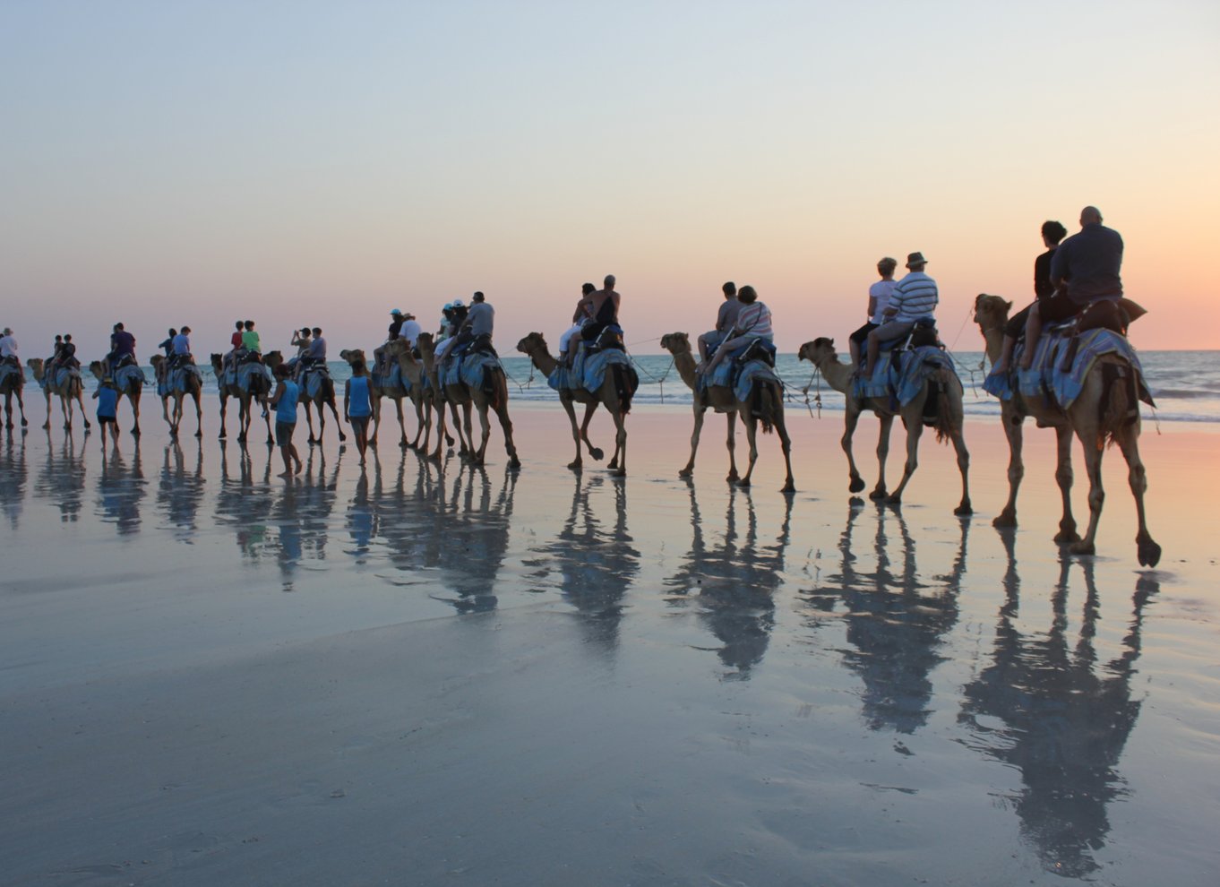 Cable Beach: 1 times kameltur ved solnedgang