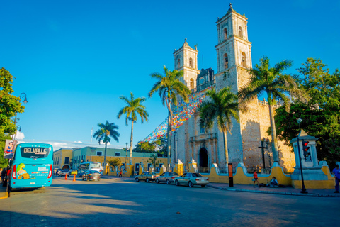 From Cancun: Chichen Itza, Cenote & Valladolid Day Trip Tour from Meeting Points in Cancun