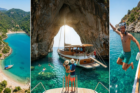 From Alanya: Gazipaşa Boat Trip to Delikdeniz & Blue Lagoon