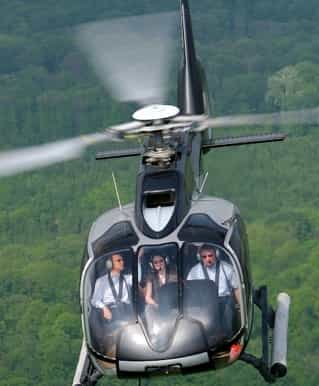 40minute helicopter flight over bran and peles castles