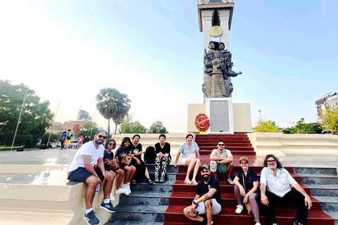 جولة سير في بنوم بنه: التاريخ والثقافة والفن وطعام الشوارع