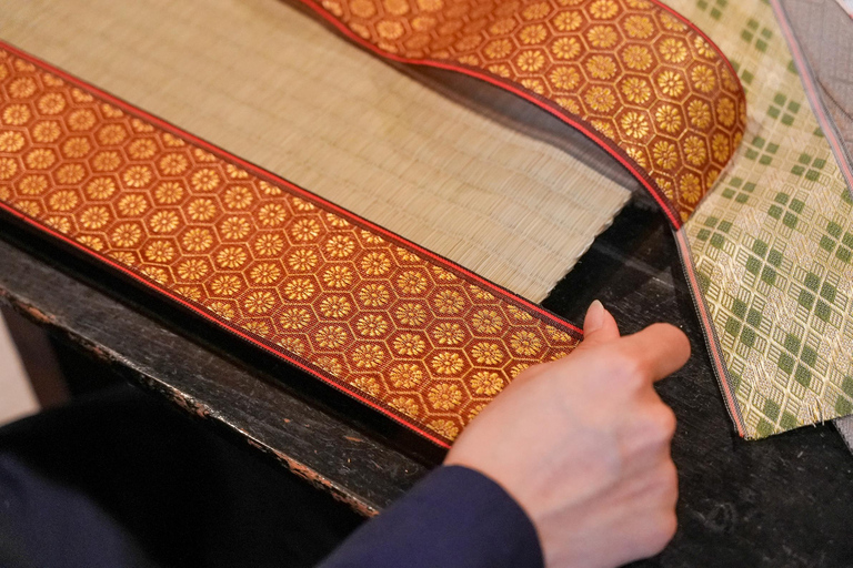 Nara: Tatami-Making Workshop with Tea and Sweets
