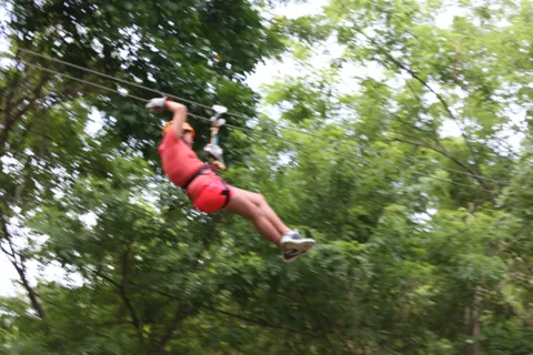 Roatan: 4-Hour Zip and Dip Excursion