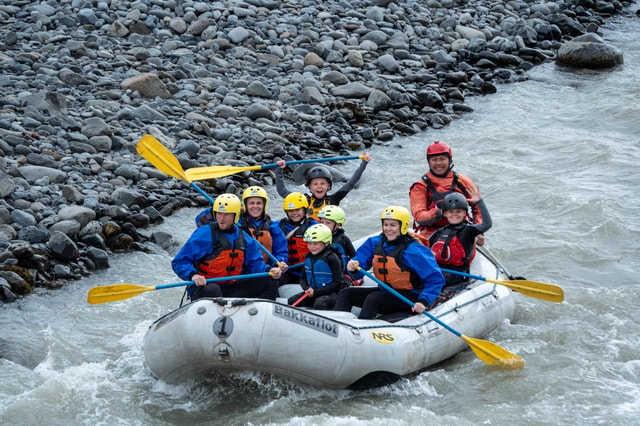 West Glacial River Family Rafting