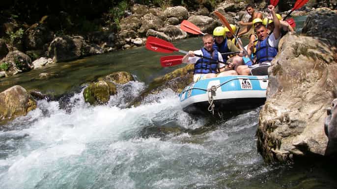 fullday white water rafting at köprülü canyon