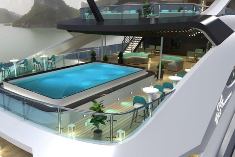 From Hanoi: Ha Long Bay Private Charter VIP Cruise| Luxury Sharing Transfer + Premium Day Cruise (Non-Charter)