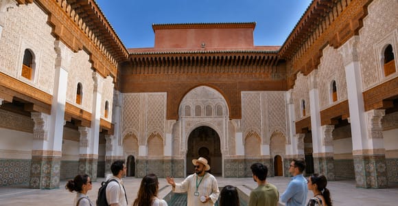Marrakech : visite guidée de Ben Youssef avec entrée coupe-file