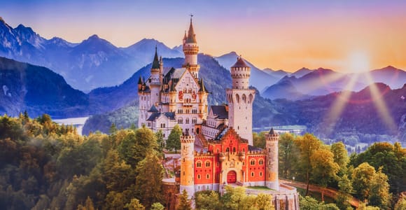 Tagestour: München>Neuschwanstein>Linderhof>Ettal>Oberammergau