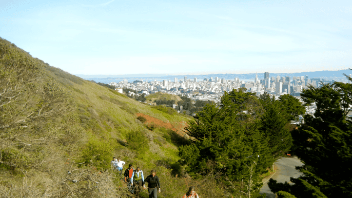 san francisco 3hour castro twin peaks urban hiking tour