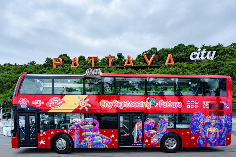 Visite en bus à arrêts multiples et Nongnooch Pattaya Combo