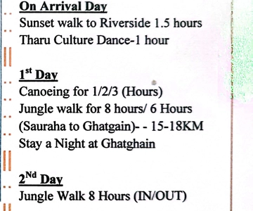 Chitwan: 2 Full day jungle walk with Canoeing all inclusive