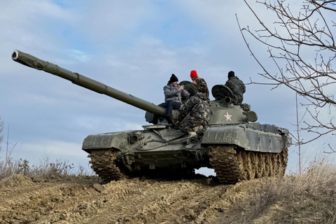 Budapest: T-72 Tank Driving & BTR Military Off-Road Ride
