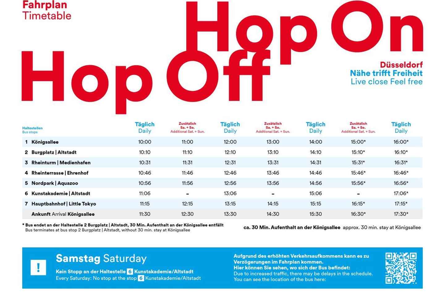 Düsseldorf: Biglietto 24 Ore Sali e Scendi