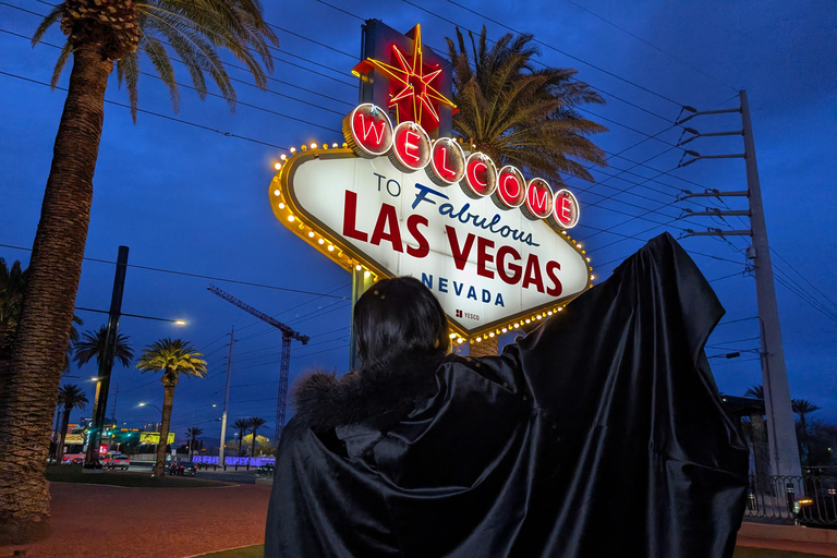 Las Vegas: Goth Wedding or Vow Renewal at Vegas Sign, Photos