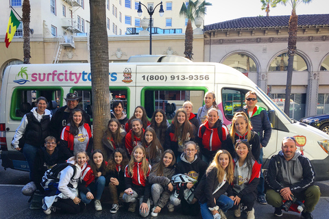 Santa Monica: Los Angeles Open-Air Van Tour mit Haltestellen