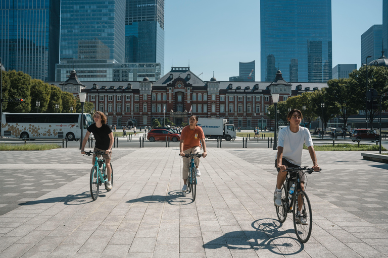 Tokio: Recorrido de 3 horas en bicicleta por las zonas históricas