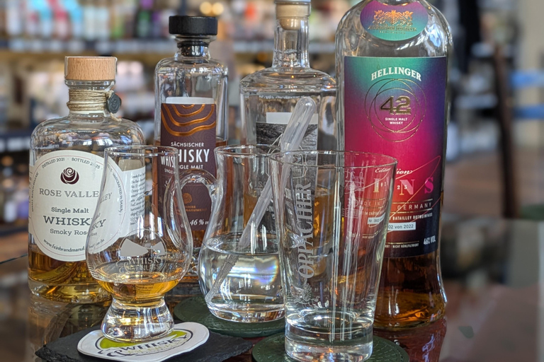 Dresden: Saxon Whiskey Tasting with 3 x 2 cl Whiskey Dresden: Saxon Whiskey Tasting with 4 x 2 cl of Whiskey