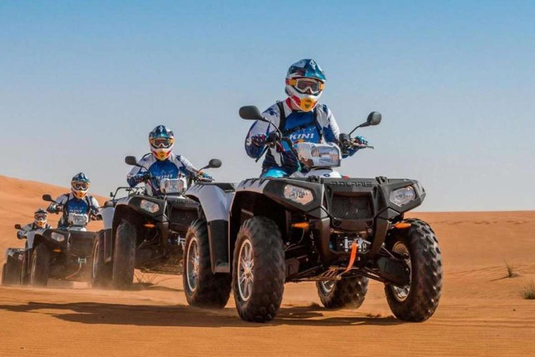 Doha: Desert Safari Experience – Quad Bike, Buggy/Camel Ride Group Tour: Desert Safari/Camel, ATV 250Cc & Hotel Transfer