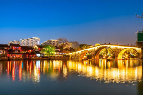 Hangzhou: Grand Canal Water Bus and Night Cruise Night Cruise Round-Trip Ticket