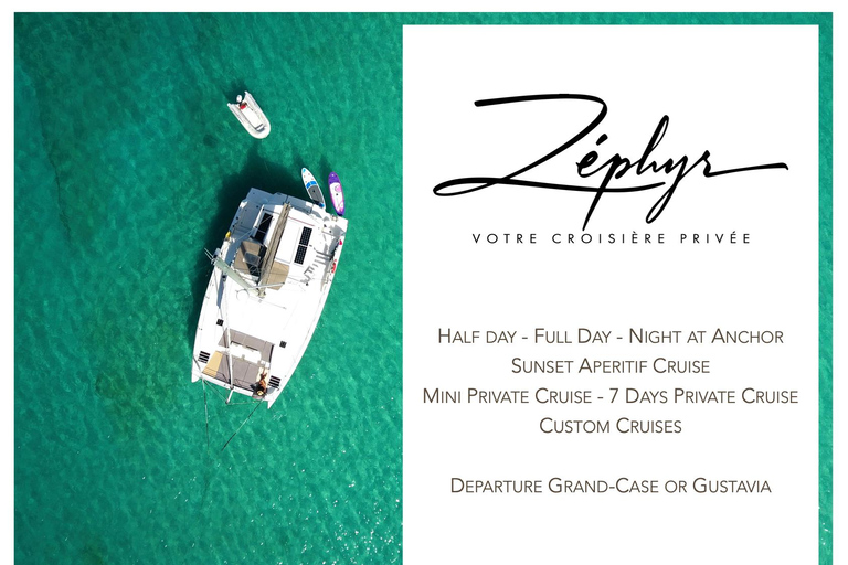 Saint Martin: Sunset Private Catamaran Sailing Cruise Saint Martin: Private Catamaran Sailing Cruise & Snorkeling