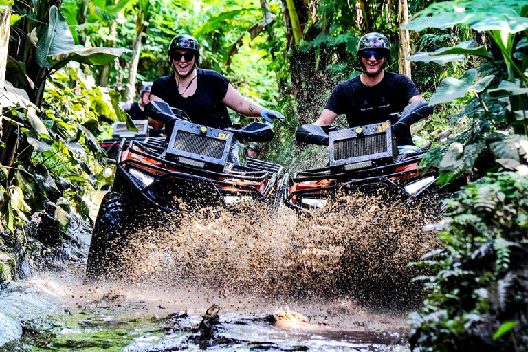 Ubud: 350CC ATV Adventure with Blangsinga Glass Bridge Tour 350CC Tandem ATV Ride + Blangsinga Glass Bridge Tour